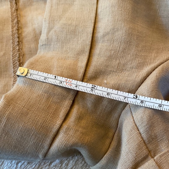 XOXO khaki Romper with jewel accents. Like new. Size M - Picture 6 of 6